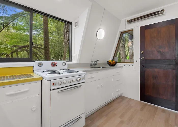 Okawa Bay Lakeside - Rotoiti A-frame Ferienhaus