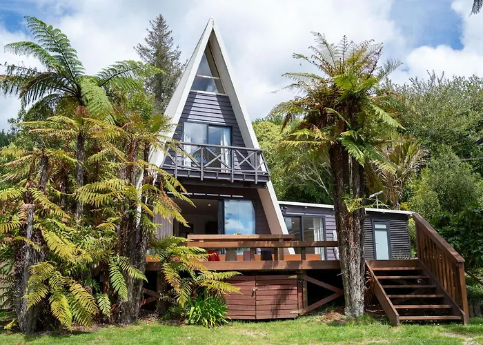 Okawa Bay Lakeside - Rotoiti A-frame *